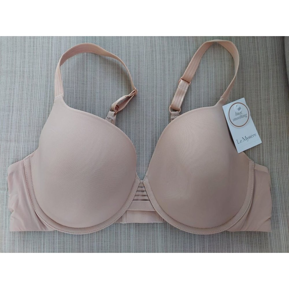 Le Mystère Second Skin Back Smoother Underwire T-Shirt Bra - Beige 38D